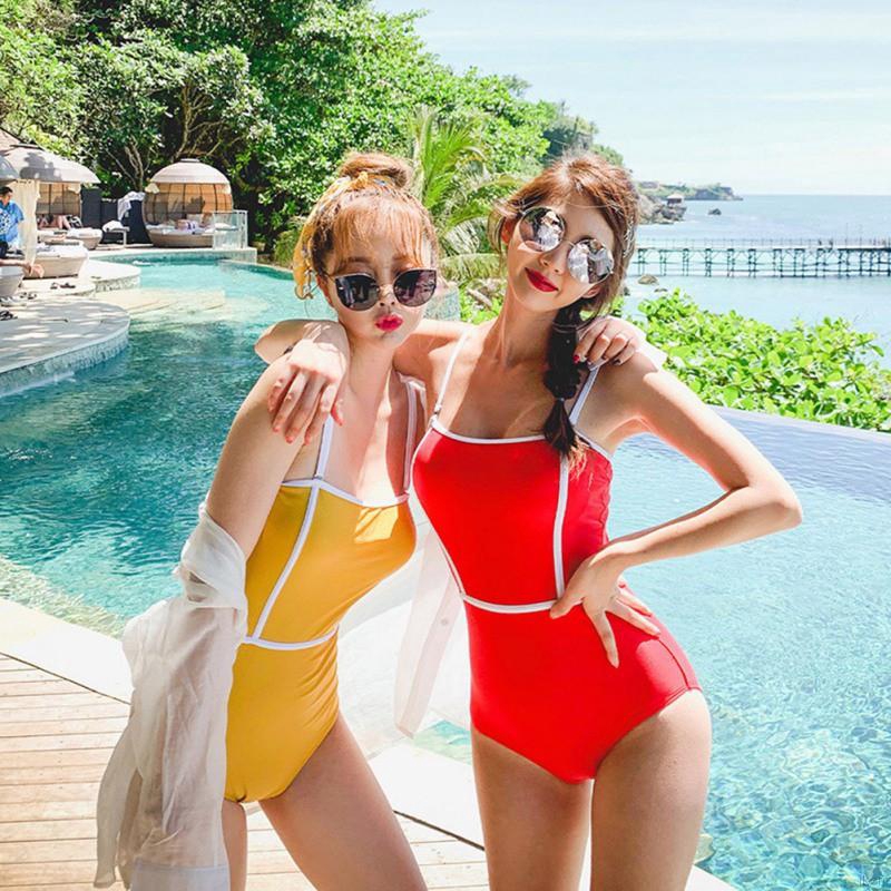 Đồ bơi một mảnh cột dây phối màu gợi cảm cho nữ | BigBuy360 - bigbuy360.vn