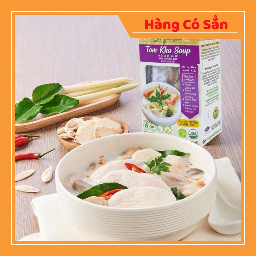 Gia vị nấu món gà nấu riềng Tom Kha Organic Thái Lan [Hàng Có Sẵn]