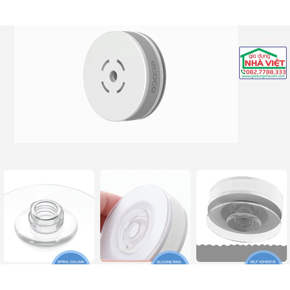 Móc treo đồ nhà tắm có nhiều móc Ecoco E1504