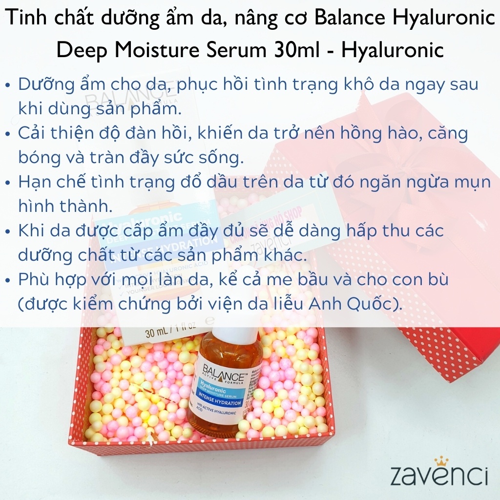 Serum Balance Active Formula vitamin C tinh chất dưỡng trắng da mờ thâm 30ml - ZAVENCI Official