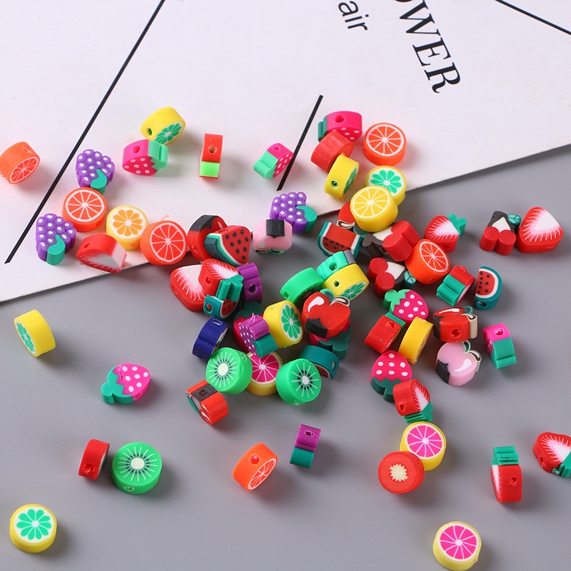 Set 100 Hạt Cườm Nhiều Hình Dáng Dùng Để Trang Trí Đồ Thủ Công