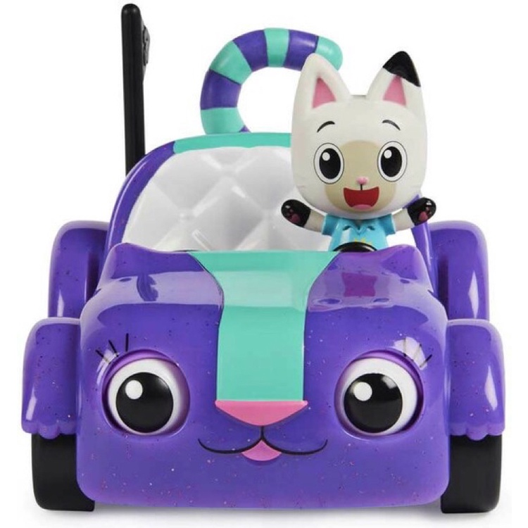 Đồ chơi Gabby Dollhouse: Bộ chú mèo và xe đi picnic có thể cử động mắt và đuôi