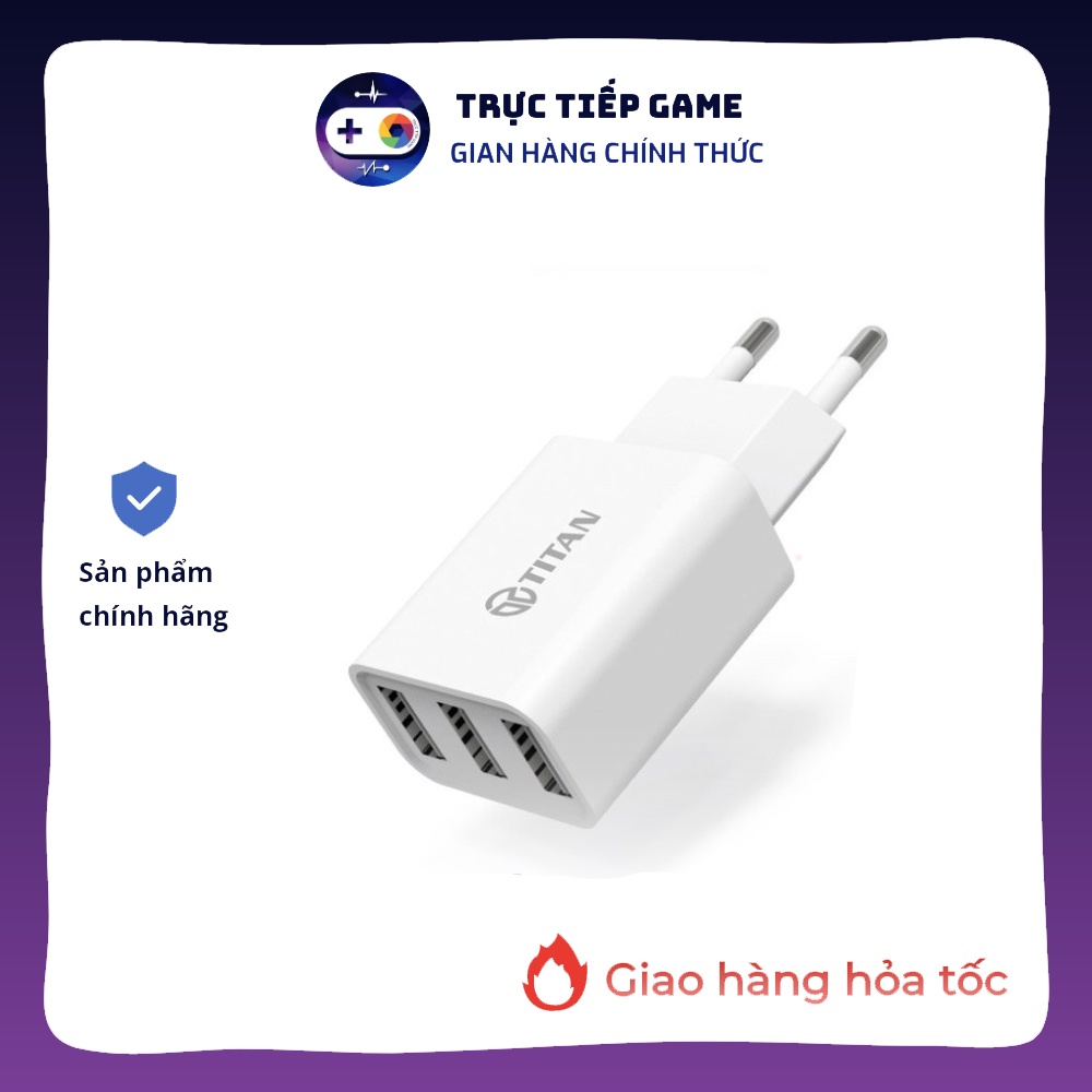 Sạc 3 Cổng USB Titan