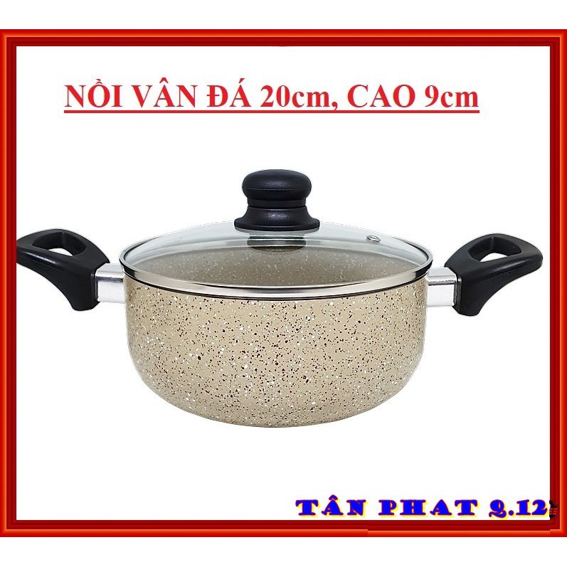 NỒI VÂN ĐÁ GREEN COOK 20CM