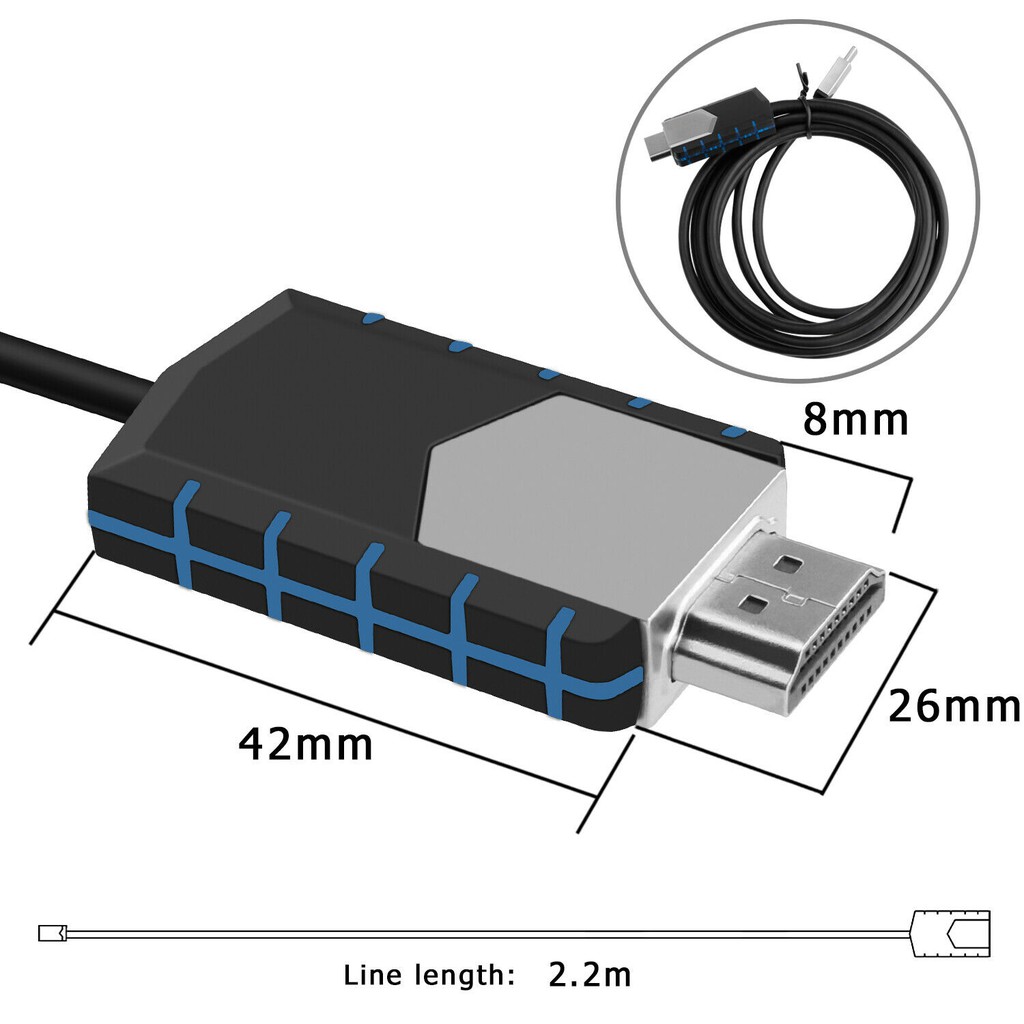 Cáp Chuyển Đổi Usb Type C Sang Hdmi Tv Cho Samsung Galaxy S20 Plus S10 / 9 / 8 Note 10