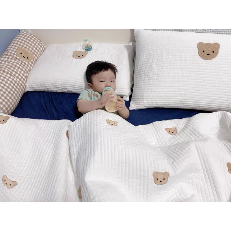 CHĂN và GỐI CHẦN BÔNG Teddy bear