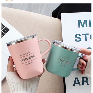 Tyeso mug có quai cầm 300ml + TICKER
