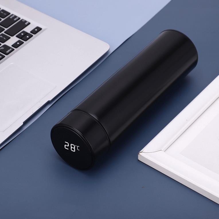 Bình Giữ Nhiệt Có Nắp Cảm Ứng Nhiệt Độ Inox 304 Cao cấp - 500ml