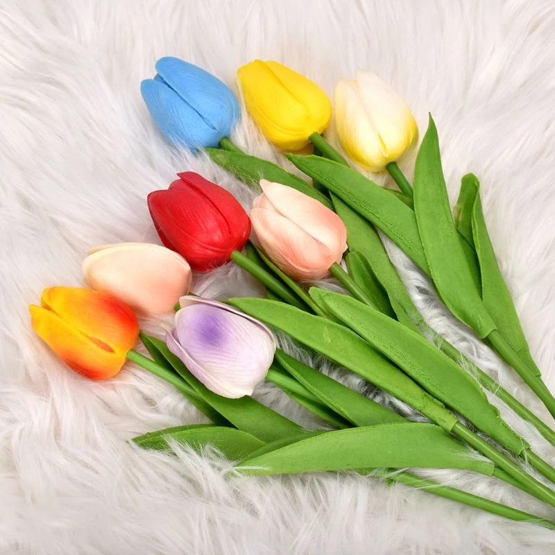 Hoa Tulip Nhân Tạo Trang Trí Tiệc Cưới