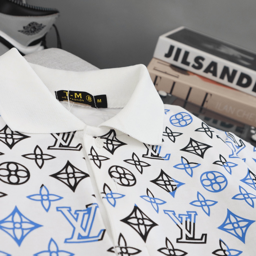 ÁO  THUN NAM CÓ CỔ PHỐI HỌA TIẾT ĐẸP SANG TRONG TINH TẾ THỜI TRANG ĐẲNG CẤP CÁ TÍNH VALENTINA SHOP