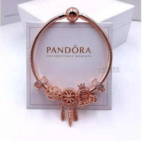 PANDORA Vòng Tay Mạ Bạc S925 Hình Cú Cáo / Chim Cú Sáng Bóng Thời Trang Aa03564Sfsd Asrt666