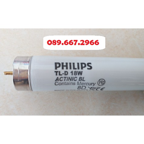 Bóng diệt thu hút Philips Actinic BL TL-D 18W/10 1SL/25