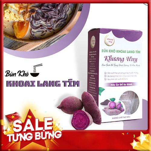 [BÚN SẠCH] Bún Khô Khoai Lang Tím Khương Huy- Hộp 300g | BigBuy360 - bigbuy360.vn