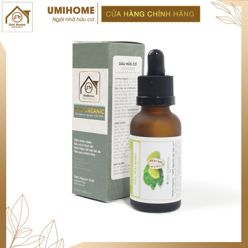 Dầu Trái Nhàu hữu cơ UMIHOME nguyên chất | Noni Oil 100% Organic 30ml