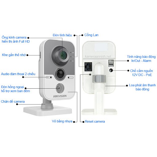 Camera IP hồng ngoại không dây 2.0 Megapixel HIKVISION DS-2CD2420F-IW