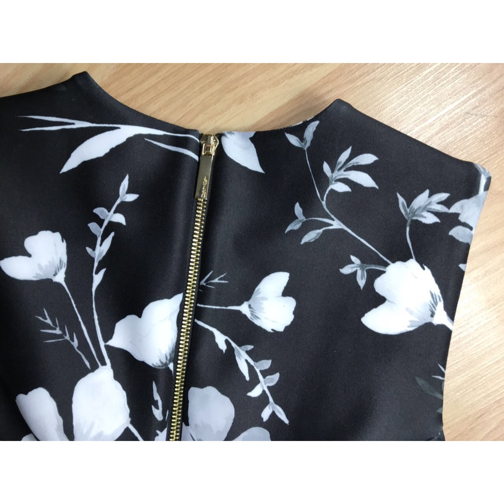 Đầm CK form ôm in hoa