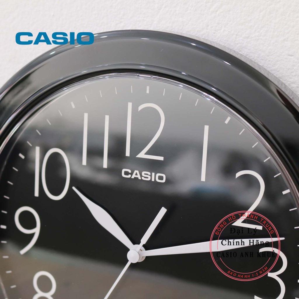 Đồng hồ treo tường Casio IQ-01S-1DF đen ( 24.6 mm)