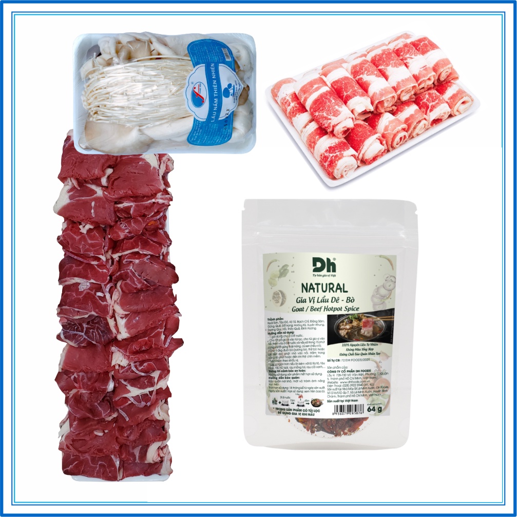 Combo Lẩu Bò 1kg