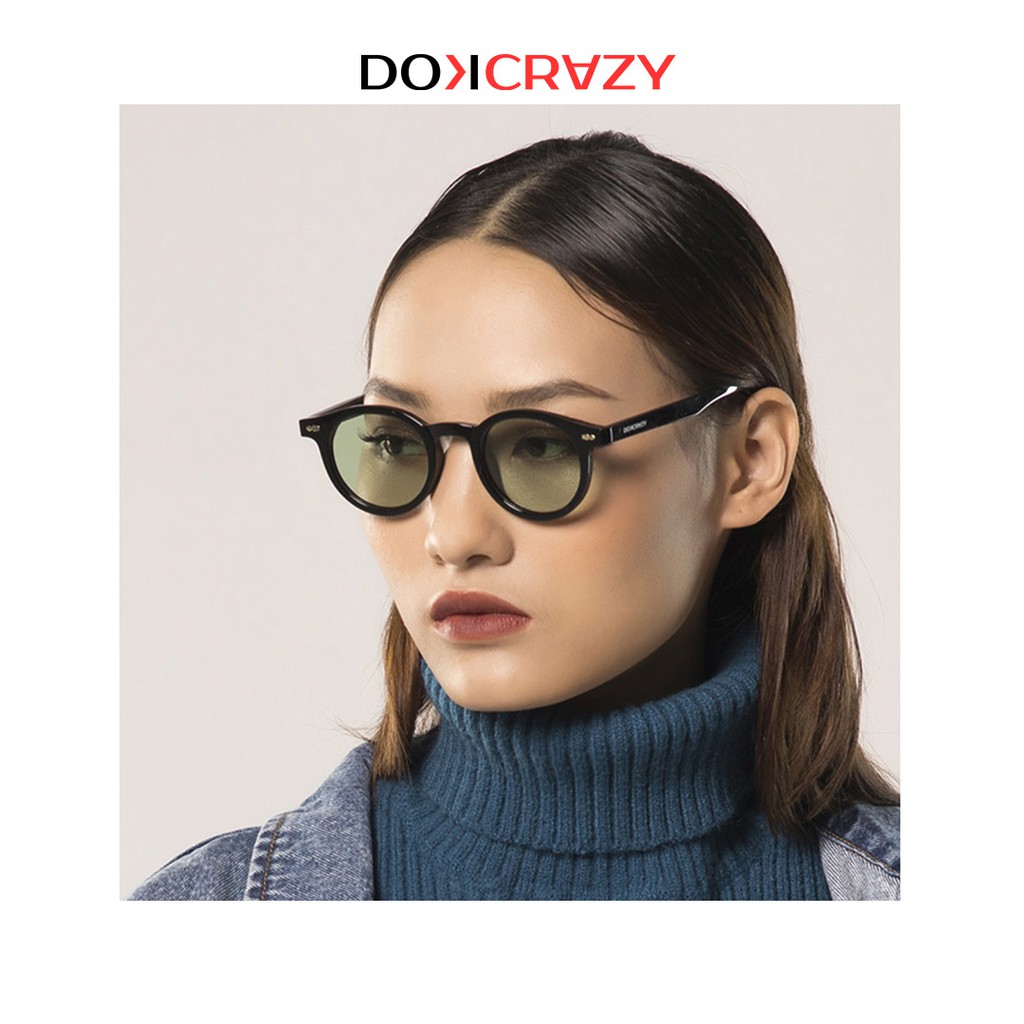 Kính mát tròn cao cấp MORO local brand DOKCRAZY thời trang nam nữ mắt râm phân cực chống tia UV style retro trendy | BigBuy360 - bigbuy360.vn