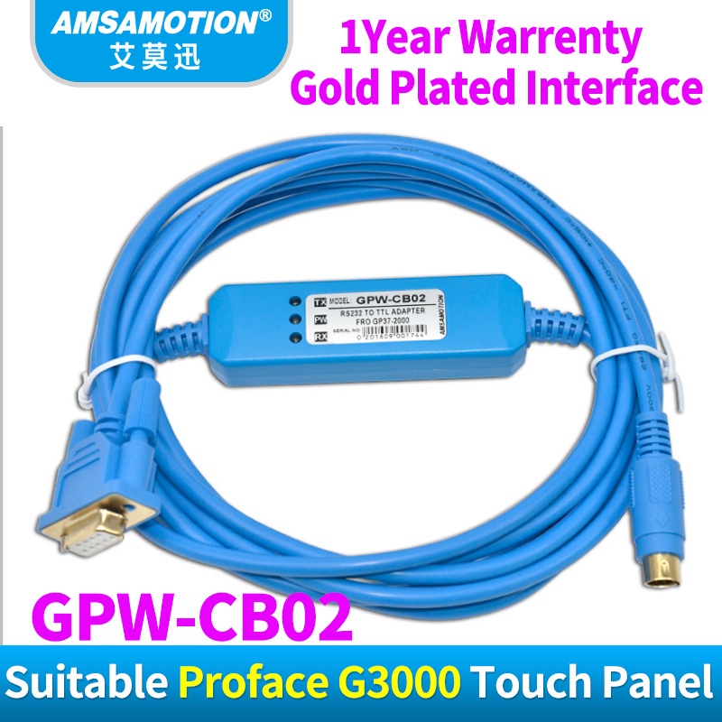 Cáp truyền thông SZ Amsamotion GPW-CB02 Cách phát âm thích hợp GP3000 bên dưới Cáp lập trình màn hìn