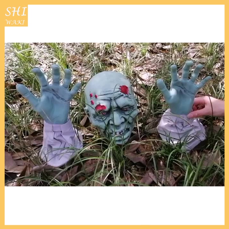 [In Stock]Scary Garden Zombie Decoration Horrible Outdoor Lawn Severed Spooky Ornament