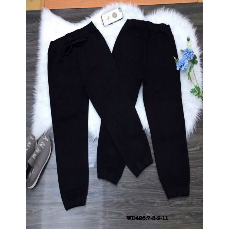 Quần jogger jeans thun bigsize