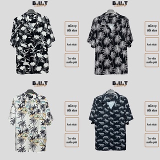 COMBO Áo sơ mi họa tiết quần short trơn mềm dành cho nam nữ | BUTCLOTHING