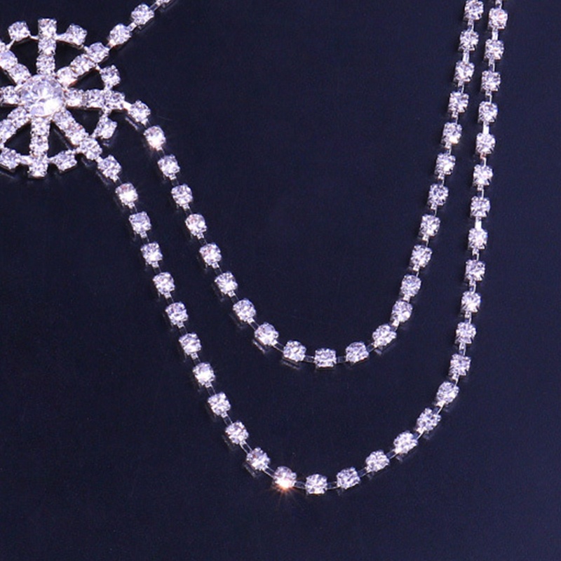 Dây Đeo Đùi Đính Đá Hình Bông Tuyết Phong Cách Gothic Thời Trang Đi Biển