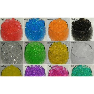 (H24) HẠT NỞ 1 MÀU -hạt nở nguyên liệu làm slime   ( 1000 viên )