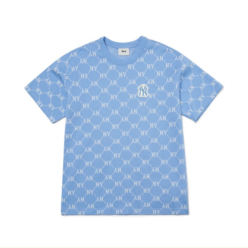 Áo thun cổ tròn ngắn tay M L B monogram Boston,áo thun nam nữ