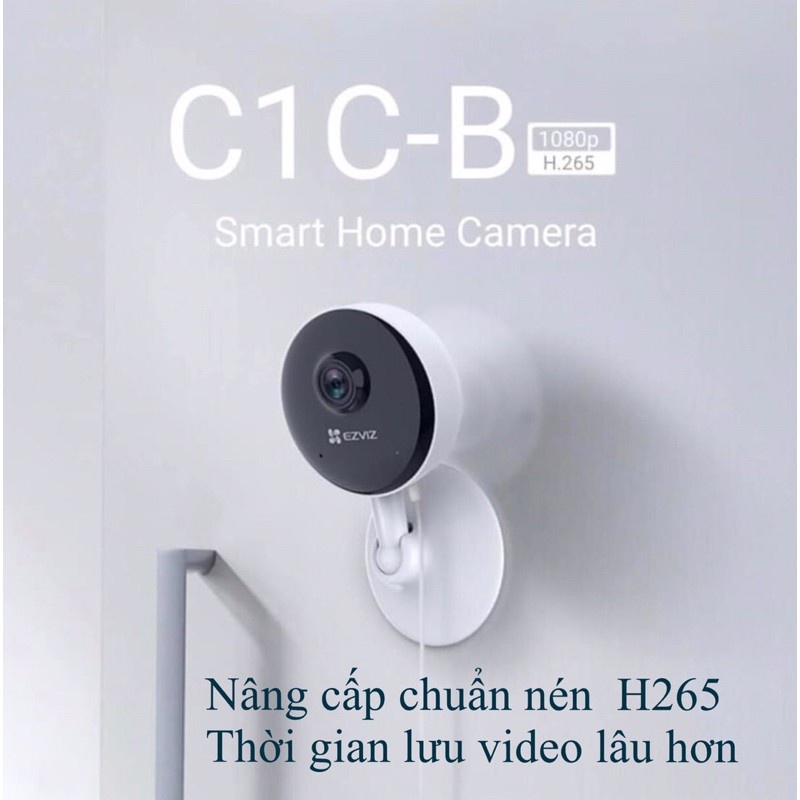 Camera wifi không dây EZVIZ C1C-B 1080p, góc rộng, nói chuyện 2 chiều - Hàng chính hãng bảo hành 2 năm