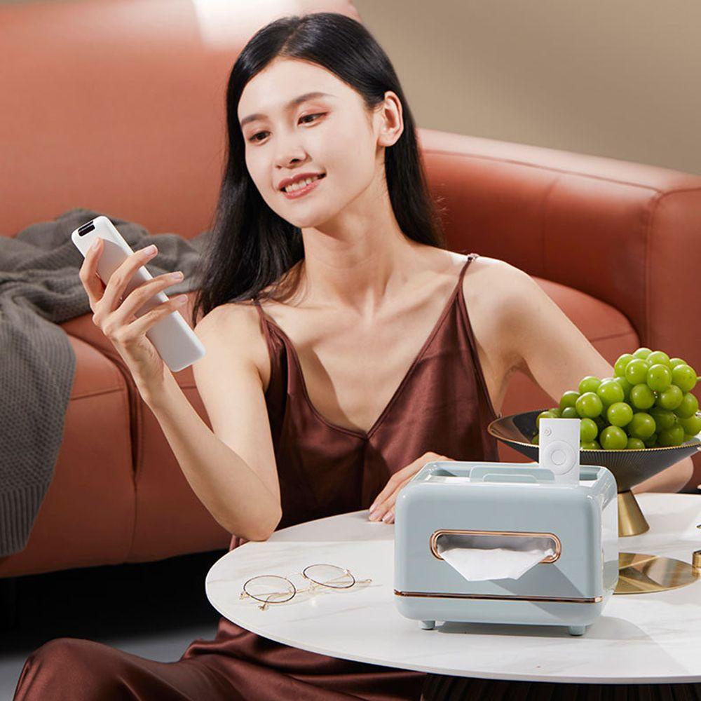 Hộp Đựng Khăn Giấy / Mỹ Phẩm Đa Năng Để Bàn Trang Trí Xe Hơi