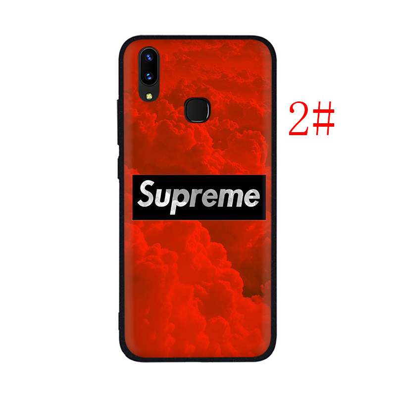 Ốp điện thoại TPU silicone mềm họa tiết Supreme cá tính T162 cho Samsung S7 Edge S8 S9 S10 Lite Plus S10E