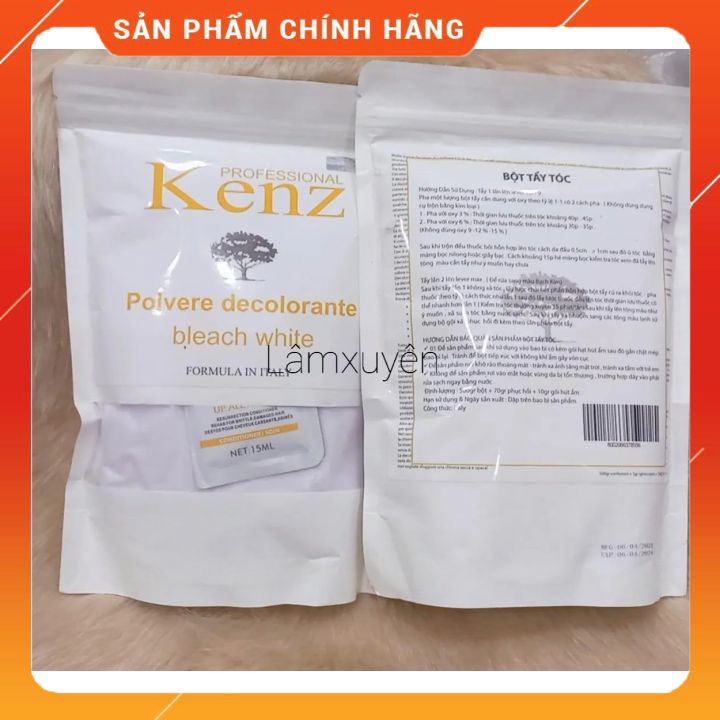 BỘT TẨY TÓC professional KENZ CAO CẤP 500G  FREESHIP bột mịn không rát da đầu ít khô sáng đều màu giúp tóc dai và khỏe