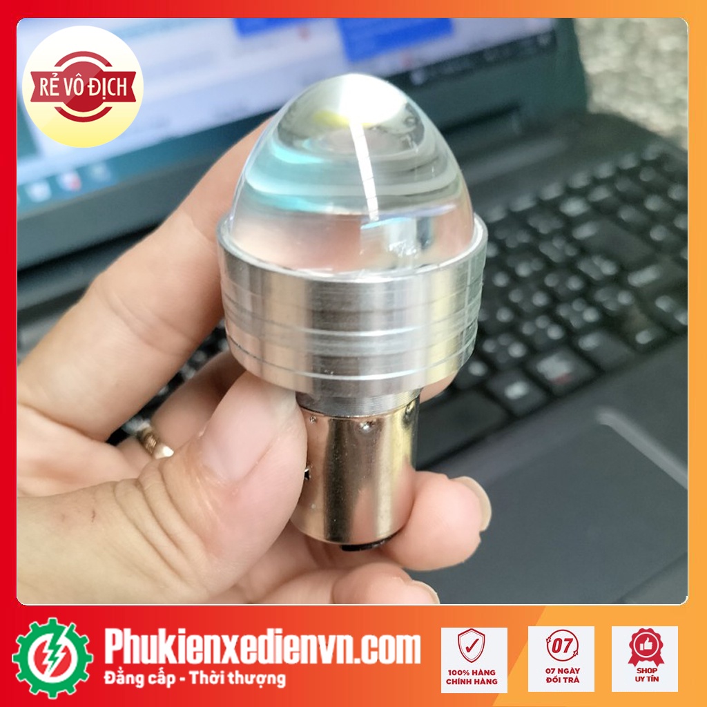 Bóng LED bi cầu xe máy điện, xe điện 12V 35W dùng cho các dòng xe máy, xe điện hiện nay, LED CHÂN M5 ( chân 2 chấm)