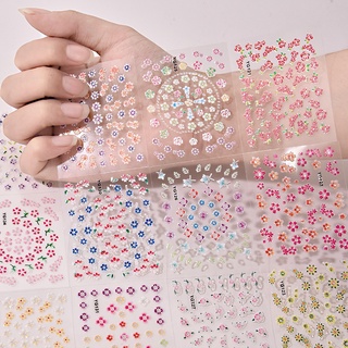 [Lockier] Miếng Dán Móng Tay 3D Nhiều Màu Sắc