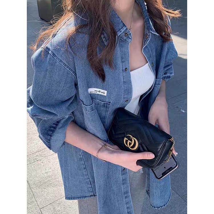 Áo sơmi bò 2 túi Quảng Châu CHANREEN