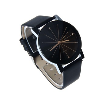 [ SALE24h ] Đồng hồ nam dây da mặt kính 3D