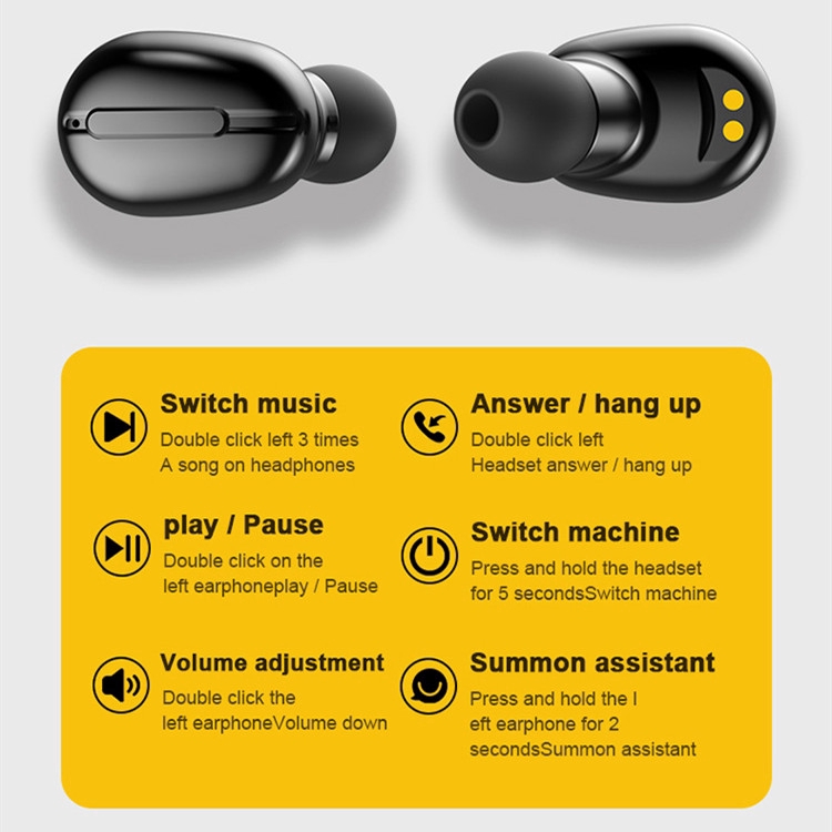 Tai Nghe Nhét Tai L13 Bluetooth 5.0 Âm Thanh Hifi Và Phụ Kiện | BigBuy360 - bigbuy360.vn