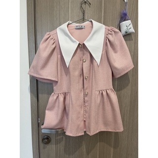 Thanh lý Pass áo peplum hồng D.T.M