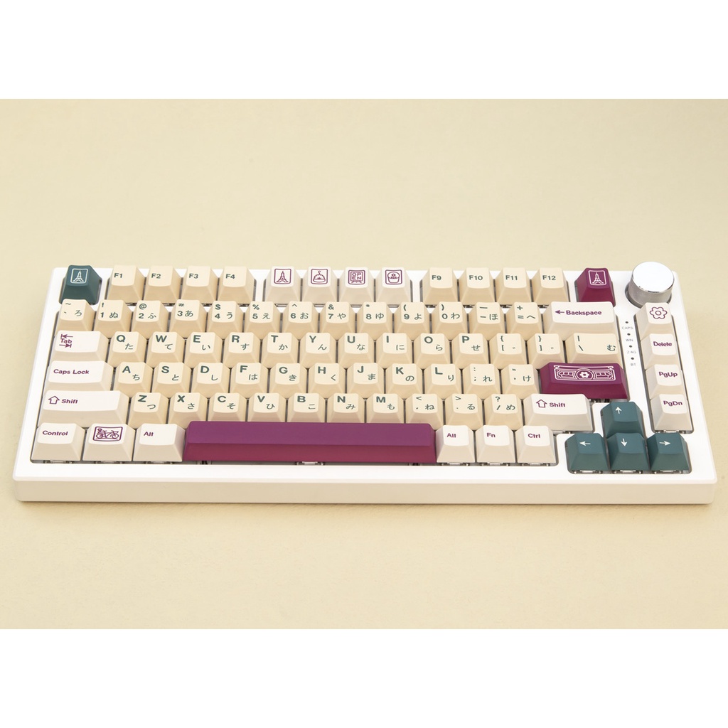 GMK Fleuriste Keycaps Cherry Profile 143 Phím PBT Dye Sub Bàn phím cơ Keycaps