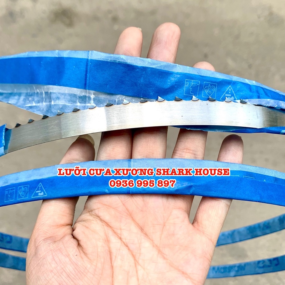 Lưỡi cưa xương MARSSAW 1650mm - Chuyên cưa xương bò, xương ống, các loại thịt cá đông lạnh - SỈ GIÁ TỐT