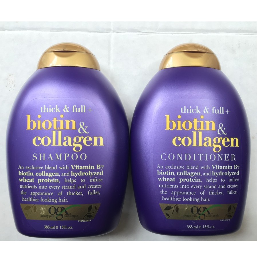 Dầu Gội Biotin Collagen 385ml