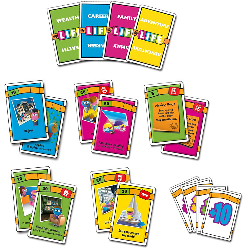 Card Game The Game Of Life Adventures Bộ Thẻ Bài Trò Chơi Cuộc Phiêu Lưu Của Cuộc Phiêu Lưu