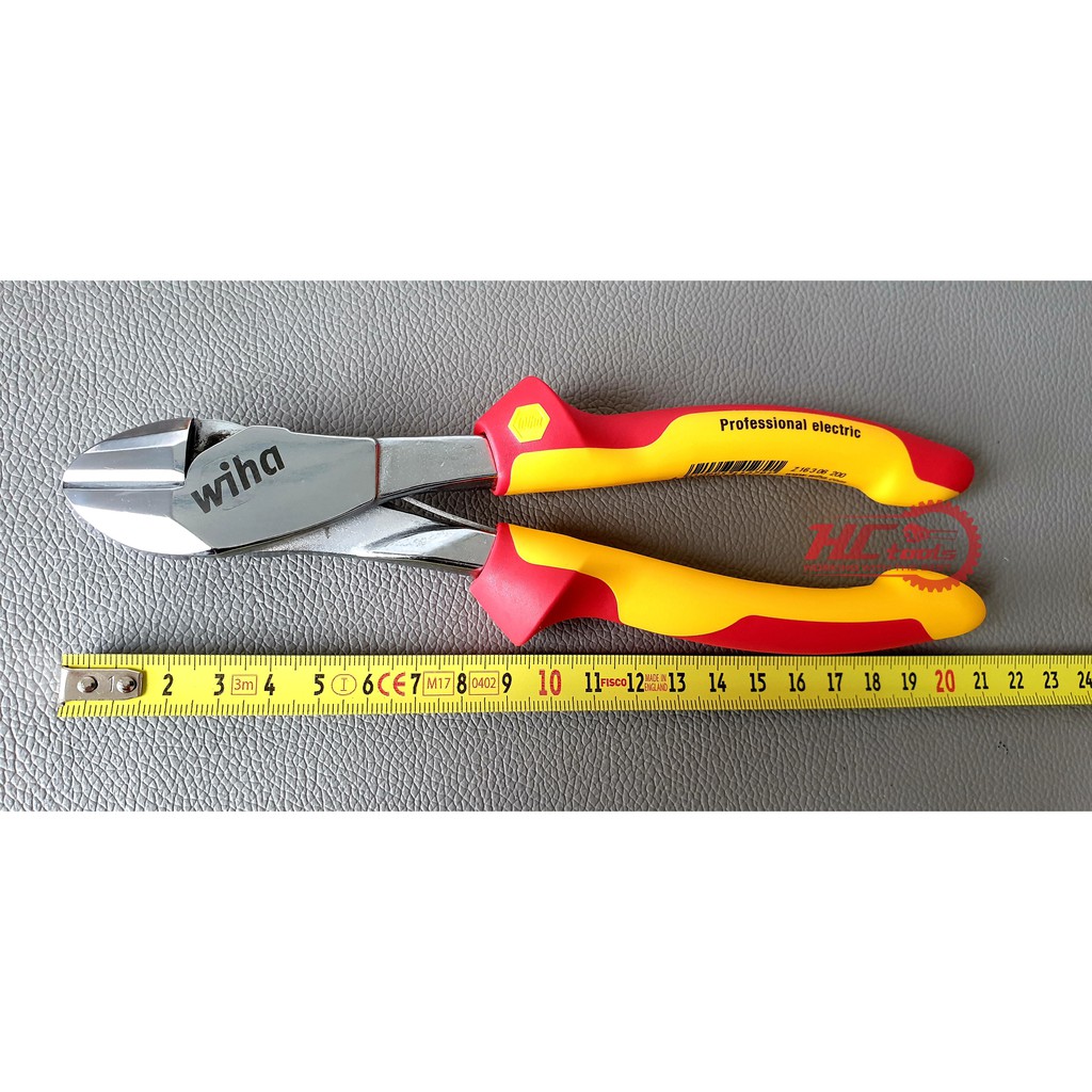 Kìm cắt thân chéo 200mm cách điện 1000v VDE WIHA 41279