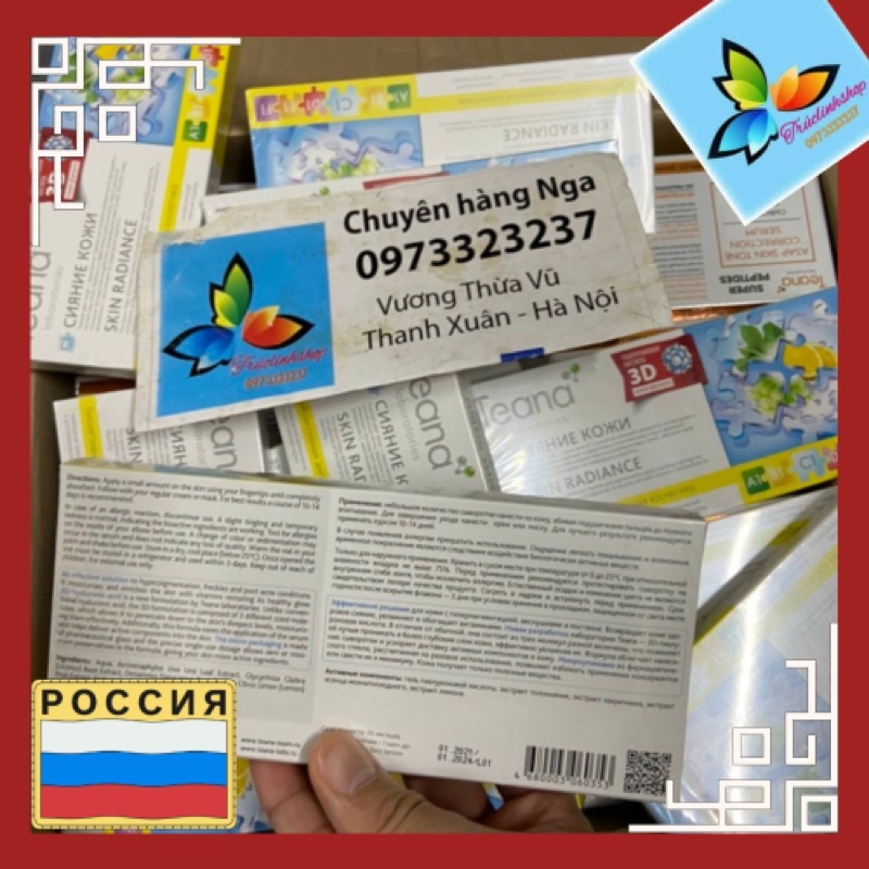 Collagen teana c1 tươi giảm thâm nám và các vết sạm da 10 ống 2ml