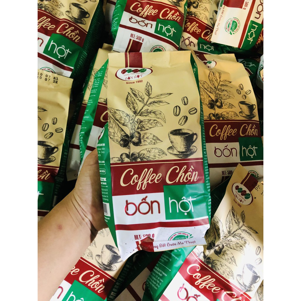 Cafe Chồn Bốn Hột 500gr - Nguyên Chất Cao Cấp Loại 1