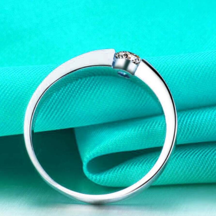 Nhẫn đính đá Sapphire thời trang dành cho nam và nữ