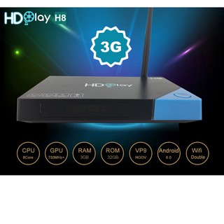 HDPLAY H8 RAM 3G / ROM 32G , AMLOGIC S912 , ANDROID 6.0