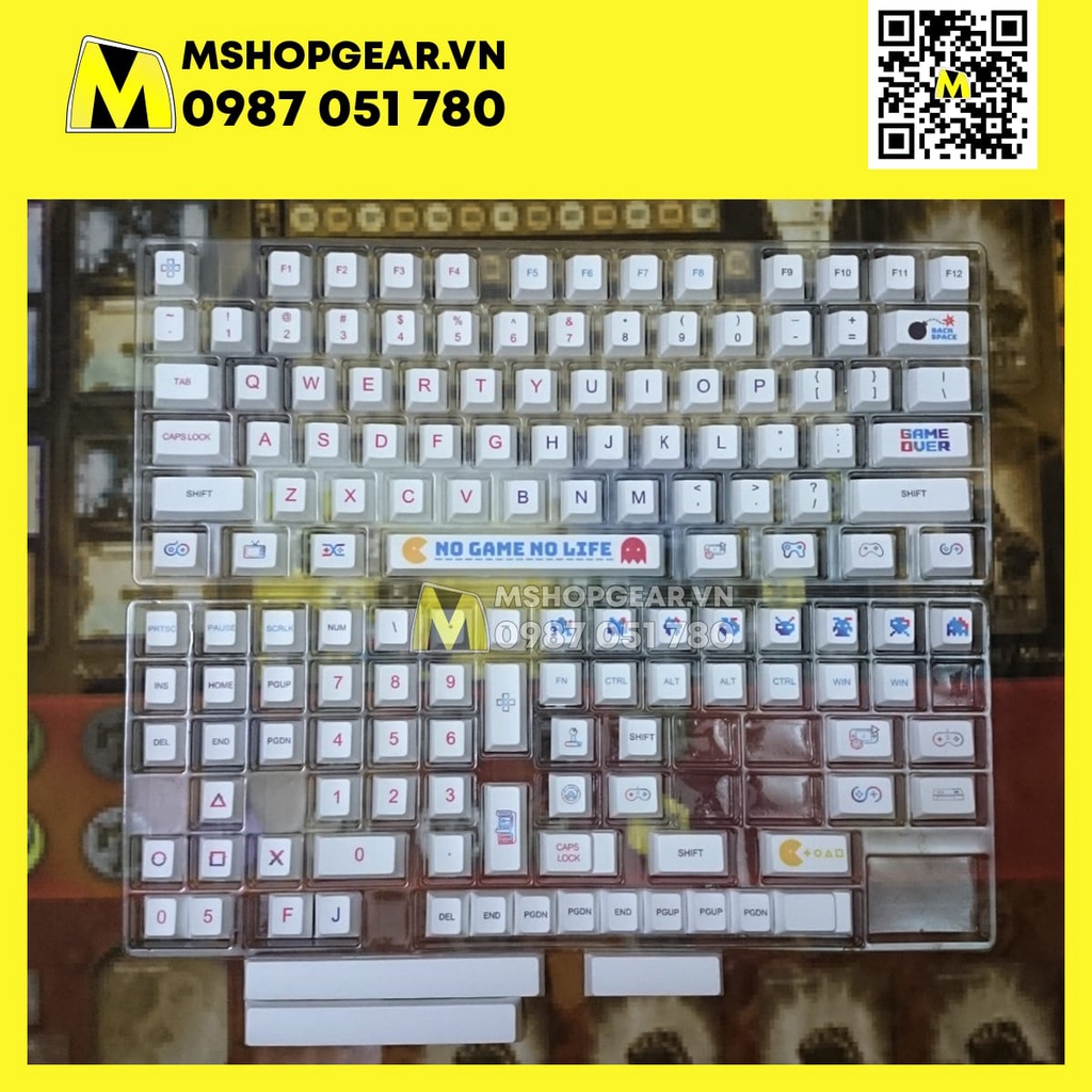 Keycap Gamers thick pbt cherry profile dye-sub - Font Gamer - Font thường